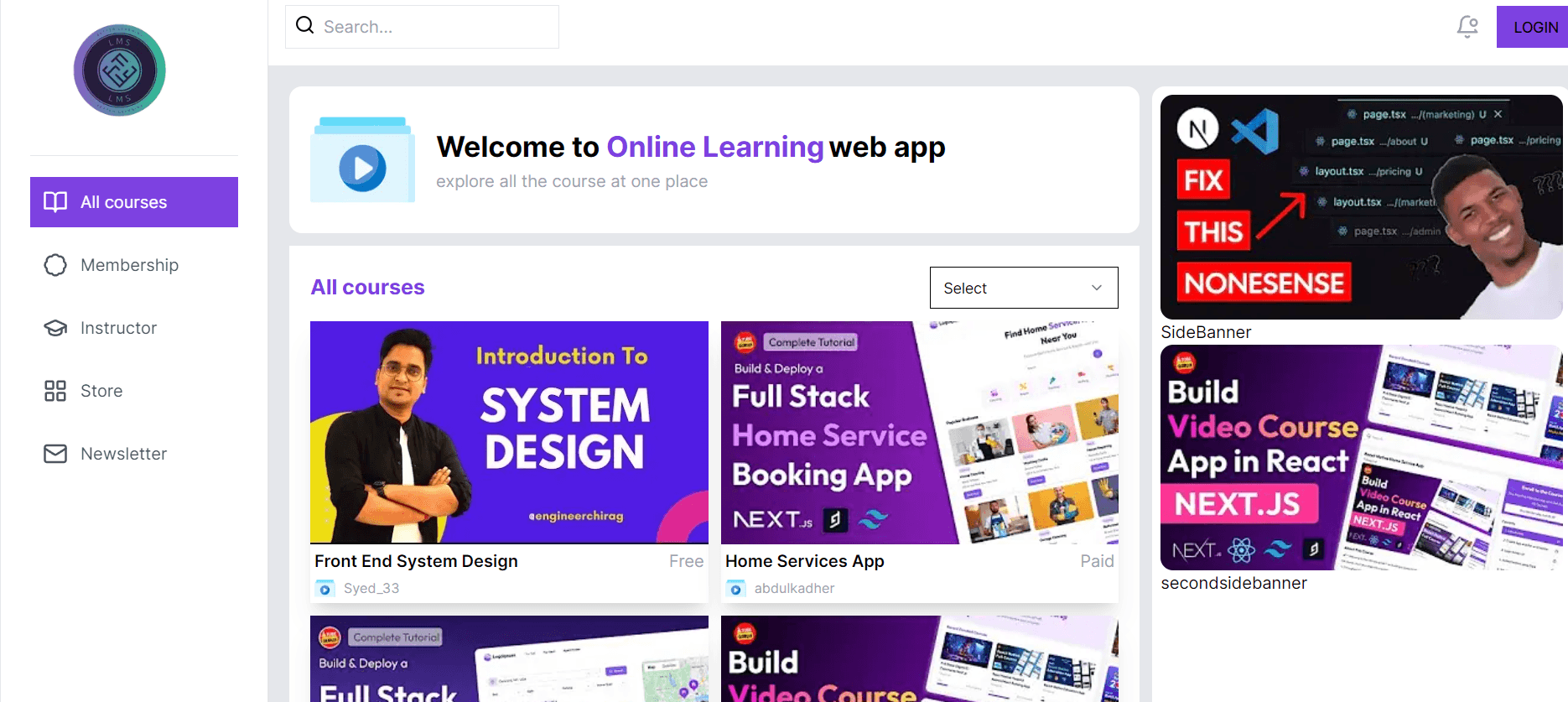 Learning Management System